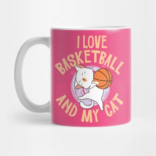 I love basketball and my cat Mug